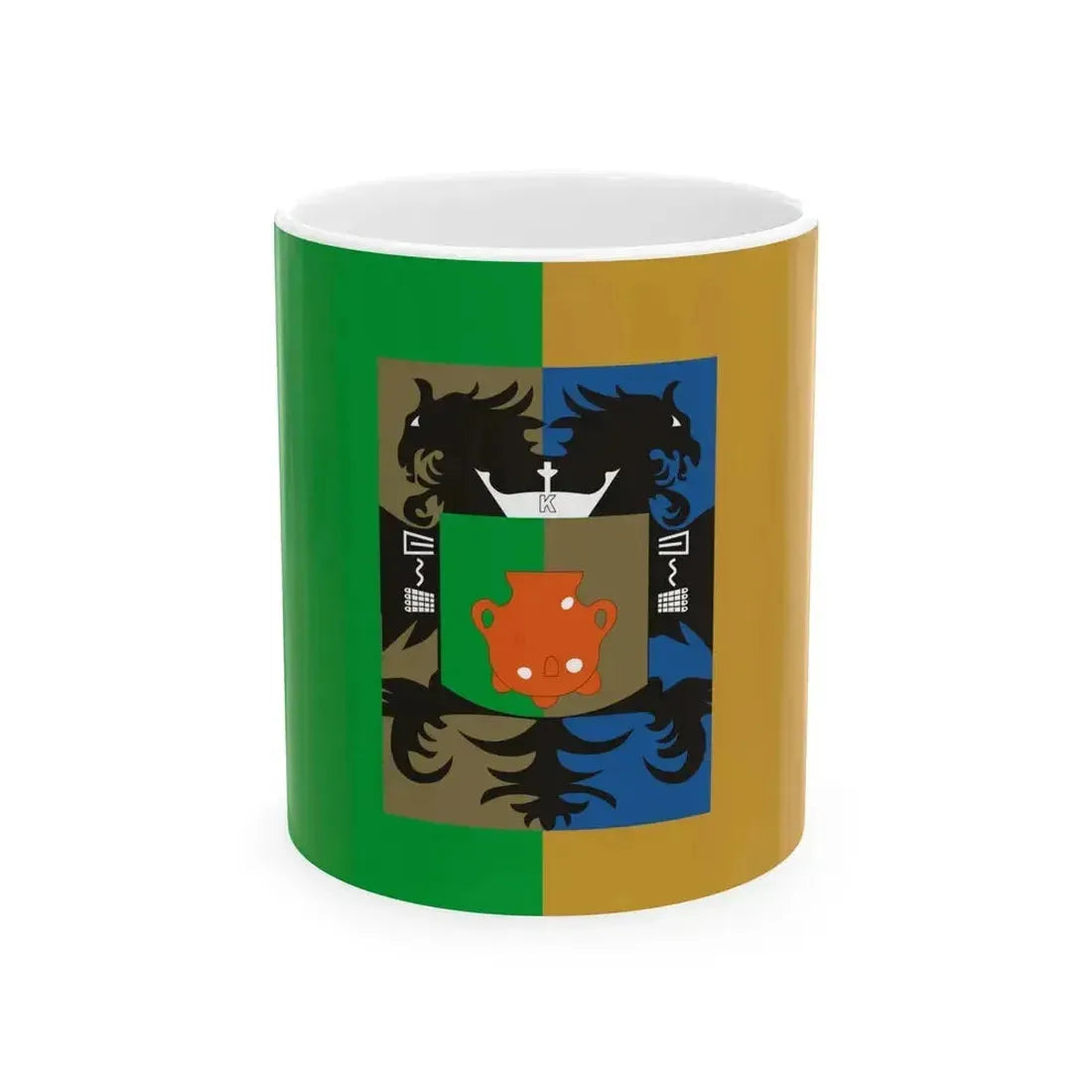Flag of Atotonilco el Alto 2018-2021 (Mexico) White Coffee Mug 11oz - Go Mug Yourself