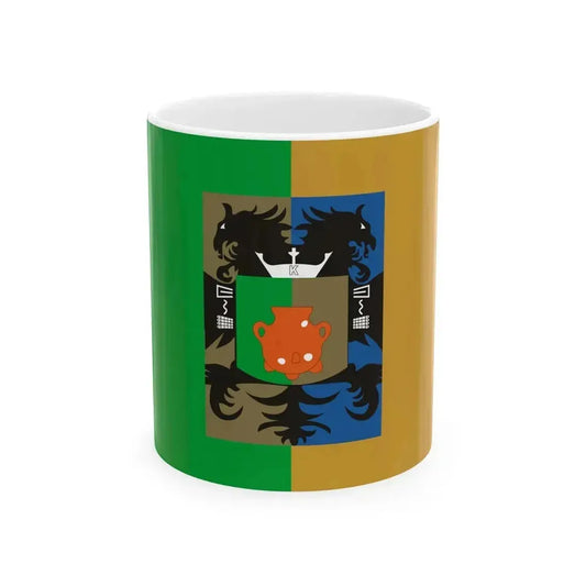 Flag of Atotonilco el Alto 2018-2021 (Mexico) White Coffee Mug 11oz - Go Mug Yourself