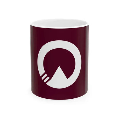 Flag of Atsuta Hokkaido 1963-2005 (Japan) White Coffee Mug 11oz - Go Mug Yourself