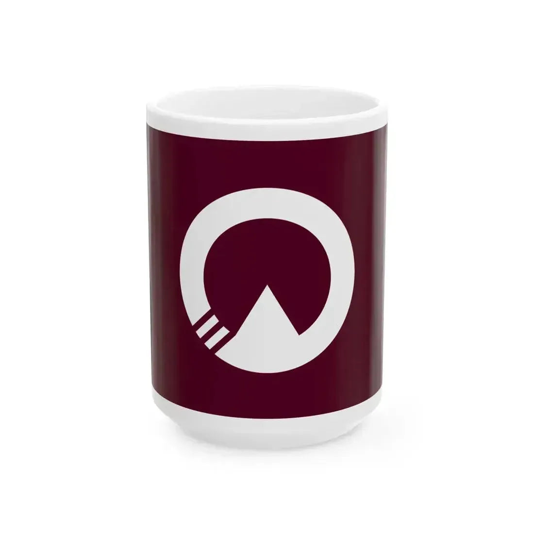 Flag of Atsuta Hokkaido 1963-2005 (Japan) White Coffee Mug 15oz - Go Mug Yourself