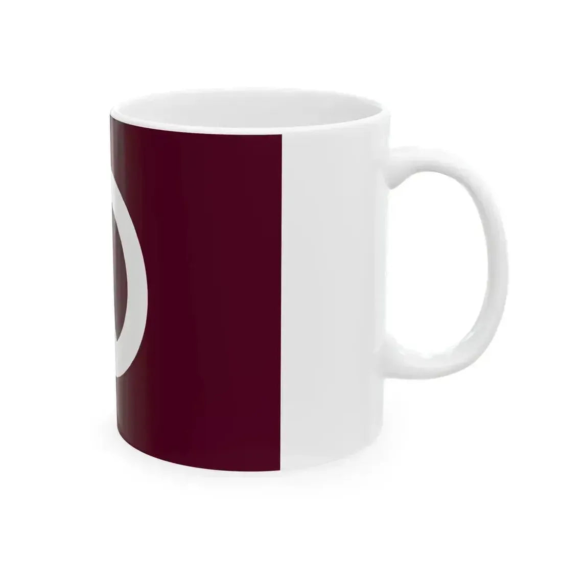 Flag of Atsuta Hokkaido 1963-2005 (Japan) White Coffee Mug - Go Mug Yourself