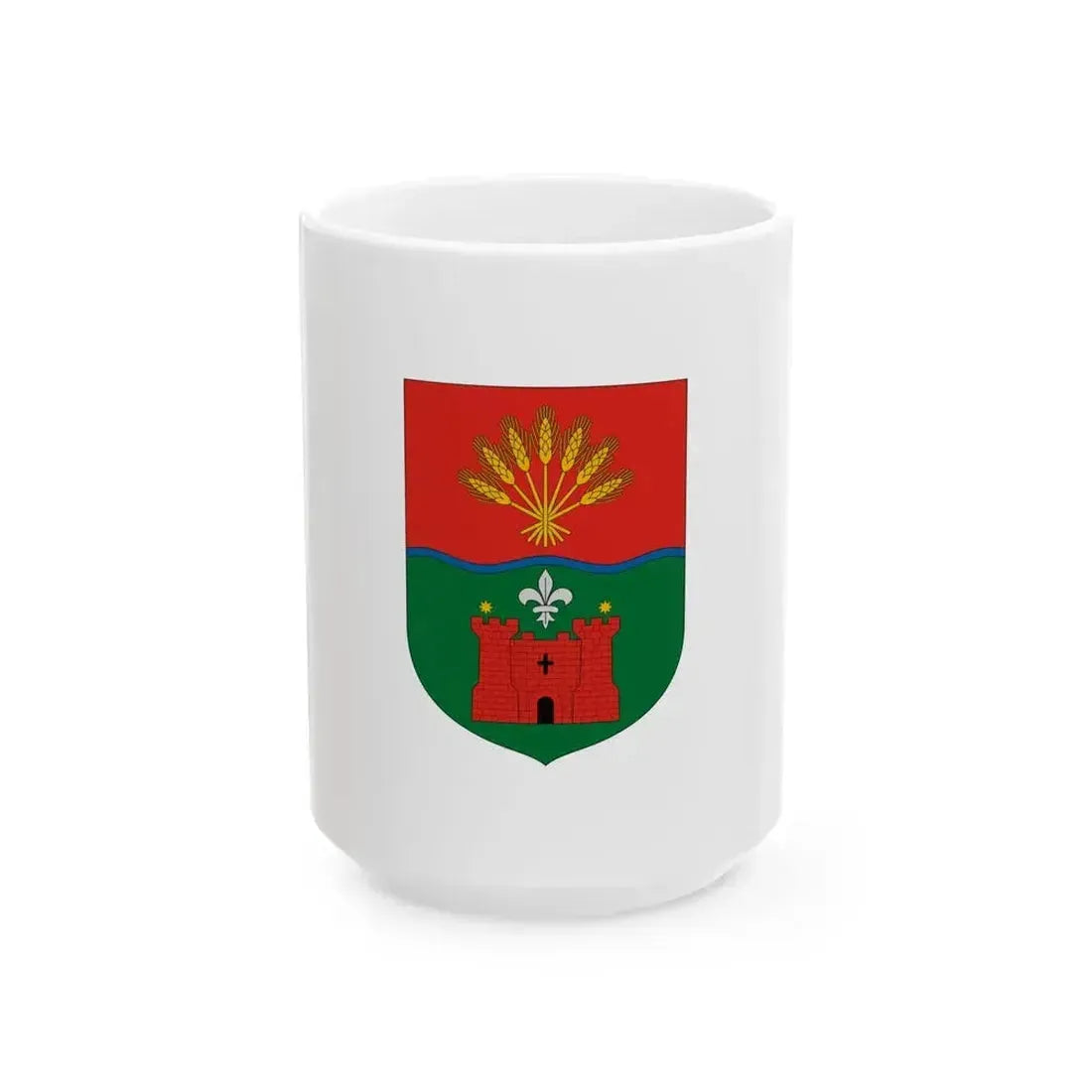 Flag of Attala Hungary (Hungary) White Coffee Mug 15oz - Go Mug Yourself