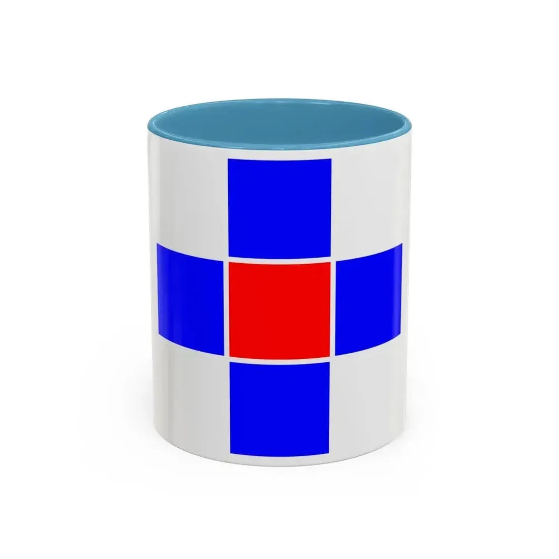 Flag of Attard Malta - Accent Coffee Mug 11oz Light Blue - Go Mug Yourself