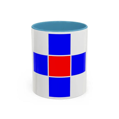 Flag of Attard Malta - Accent Coffee Mug 11oz Light Blue - Go Mug Yourself