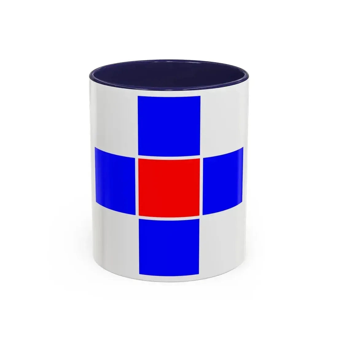 Flag of Attard Malta - Accent Coffee Mug 11oz Navy - Go Mug Yourself