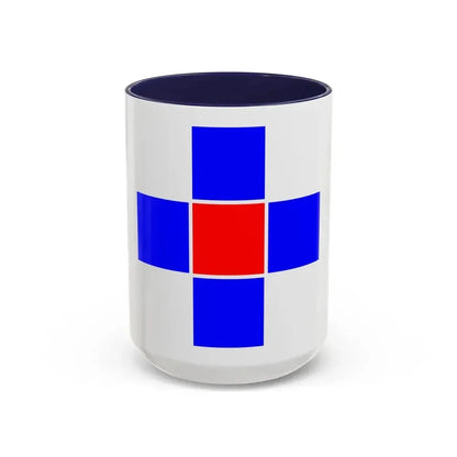Flag of Attard Malta - Accent Coffee Mug 15oz Navy - Go Mug Yourself