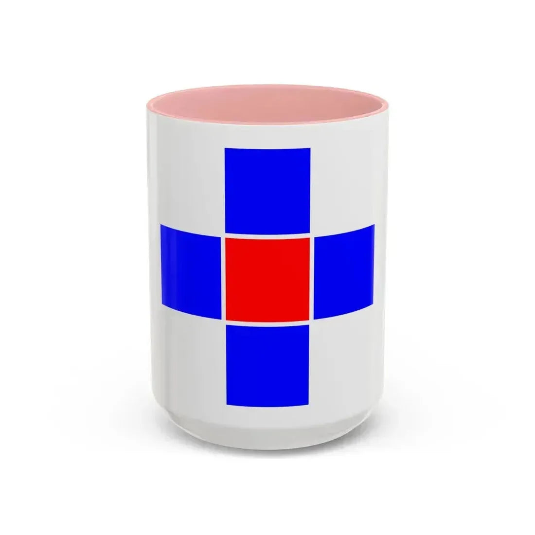 Flag of Attard Malta - Accent Coffee Mug 15oz Pink - Go Mug Yourself