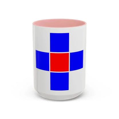 Flag of Attard Malta - Accent Coffee Mug 15oz Pink - Go Mug Yourself
