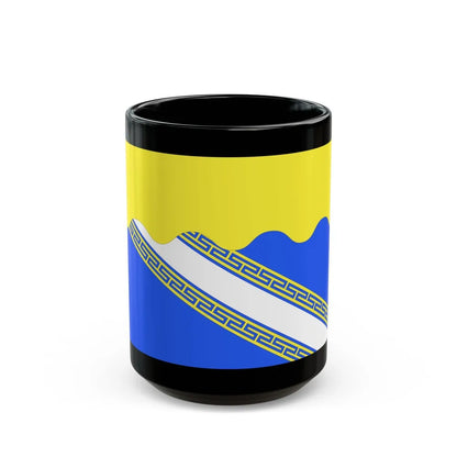 Flag of Aube France 2 - Black Coffee Mug-15oz-Go Mug Yourself