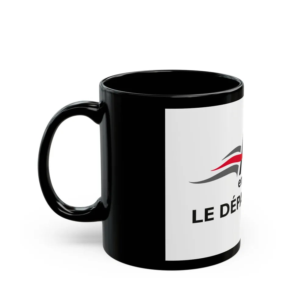 Flag of Aube France - Black Coffee Mug-Go Mug Yourself