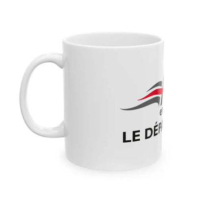 Flag of Aube France - White Coffee Mug-Go Mug Yourself