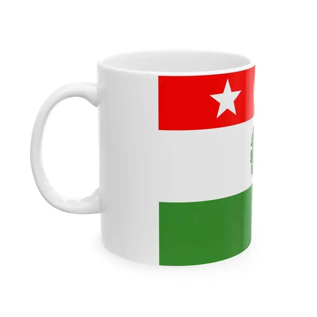 Flag of Aubusson Creuse (France) White Coffee Mug - Go Mug Yourself