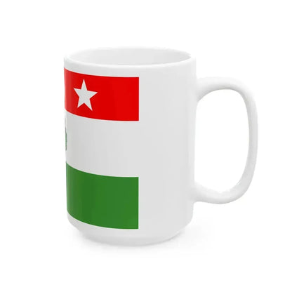 Flag of Aubusson Creuse (France) White Coffee Mug - Go Mug Yourself
