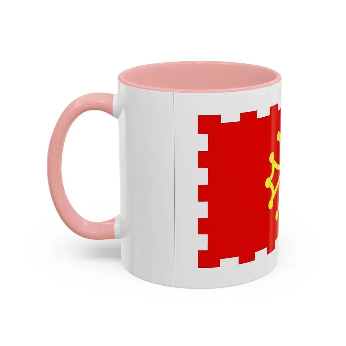 Flag of Aude France 2 - Accent Coffee Mug - Go Mug Yourself