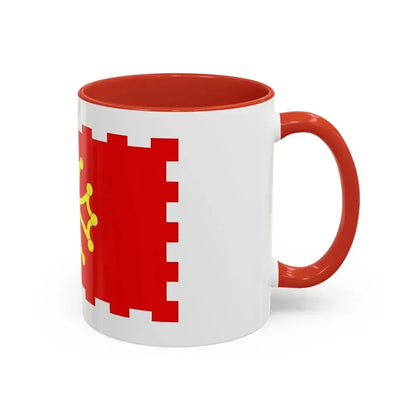 Flag of Aude France 2 - Accent Coffee Mug - Go Mug Yourself
