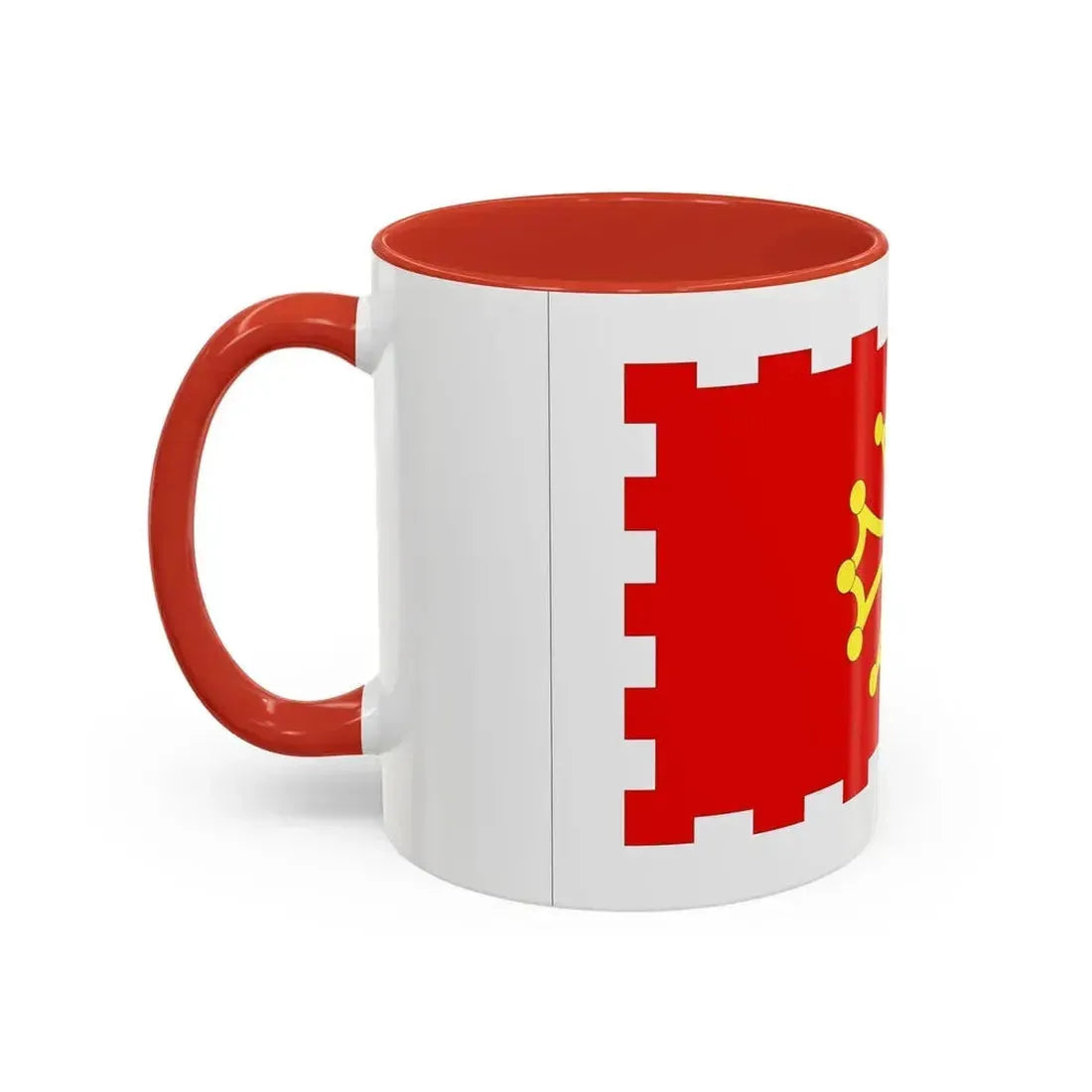 Flag of Aude France 2 - Accent Coffee Mug - Go Mug Yourself
