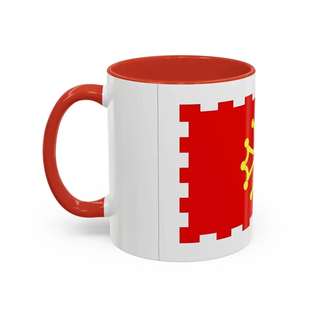 Flag of Aude France 2 - Accent Coffee Mug - Go Mug Yourself