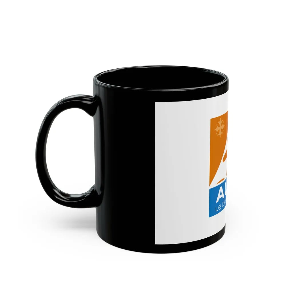 Flag of Aude France - Black Coffee Mug-Go Mug Yourself