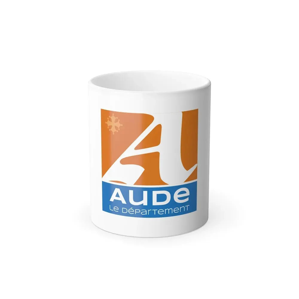 Flag of Aude France - Color Changing Coffee Mug 11oz - Go Mug Yourself