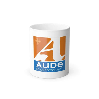 Flag of Aude France - Color Changing Coffee Mug 11oz - Go Mug Yourself