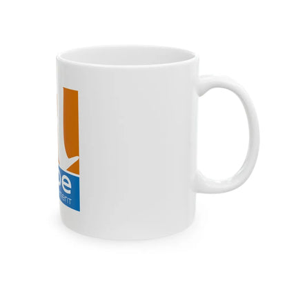 Flag of Aude France - White Coffee Mug-Go Mug Yourself