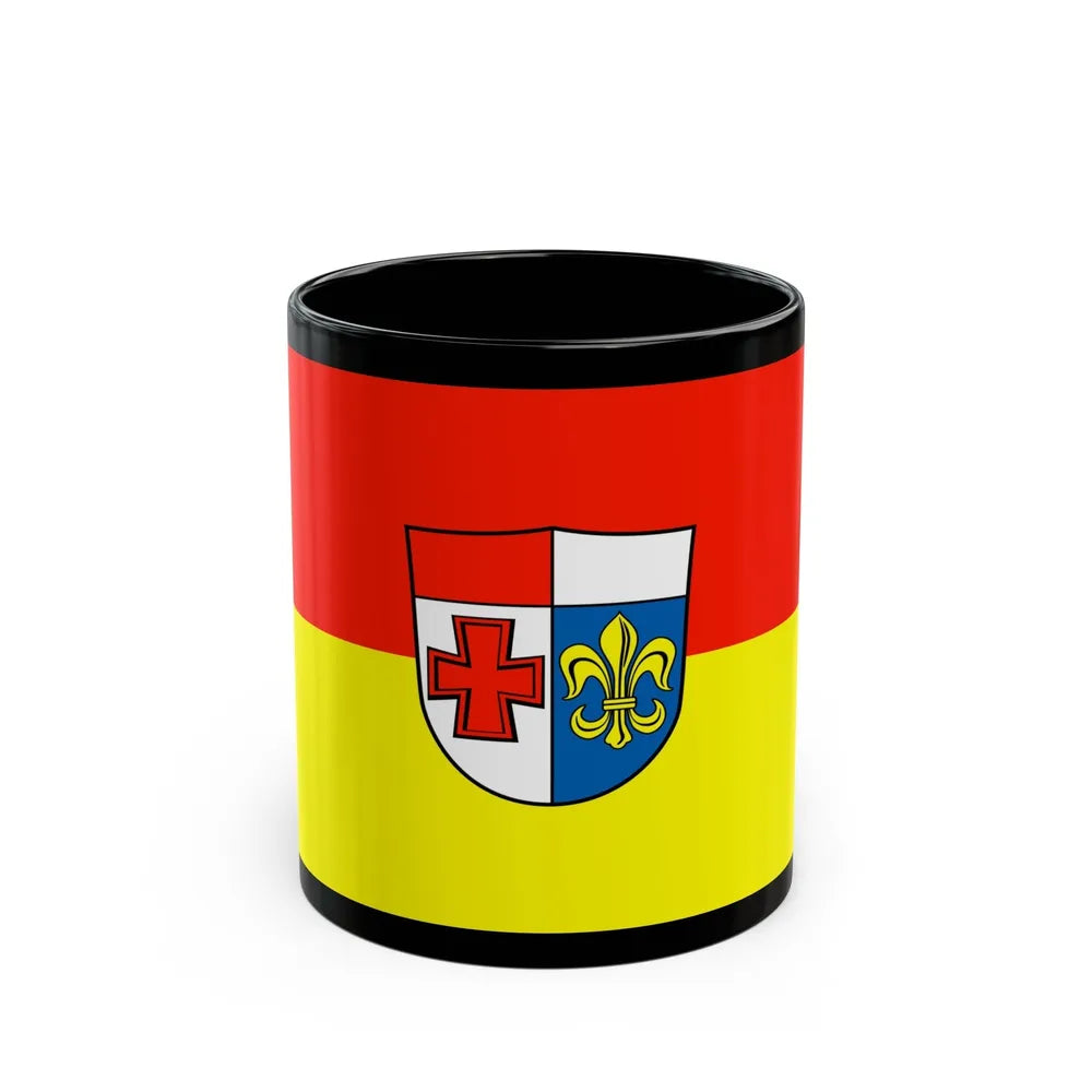 Flag of Augsburg Germany - Black Coffee Mug-11oz-Go Mug Yourself