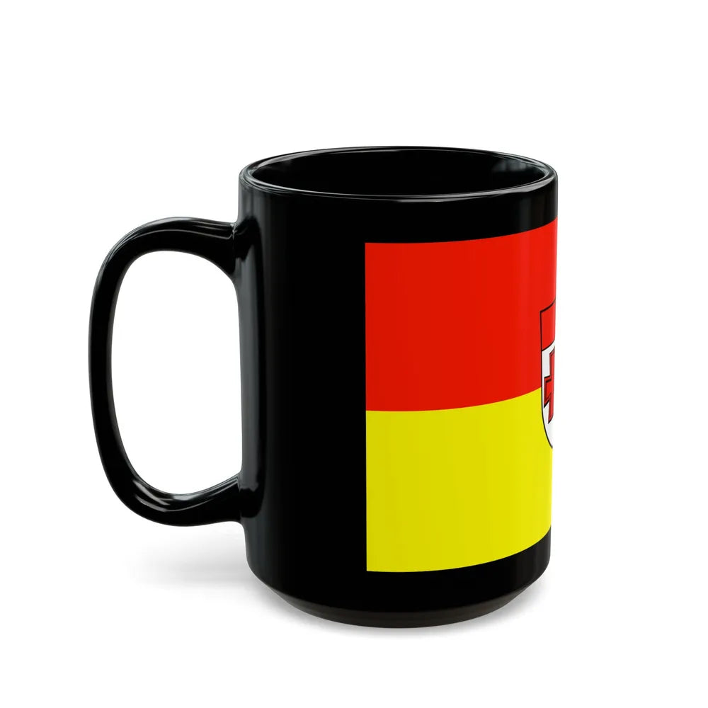 Flag of Augsburg Germany - Black Coffee Mug-Go Mug Yourself