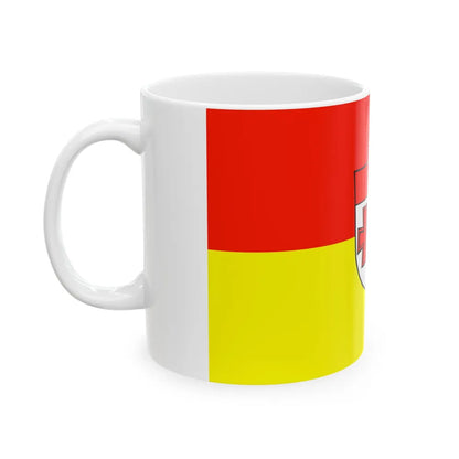 Flag of Augsburg Germany - White Coffee Mug-Go Mug Yourself