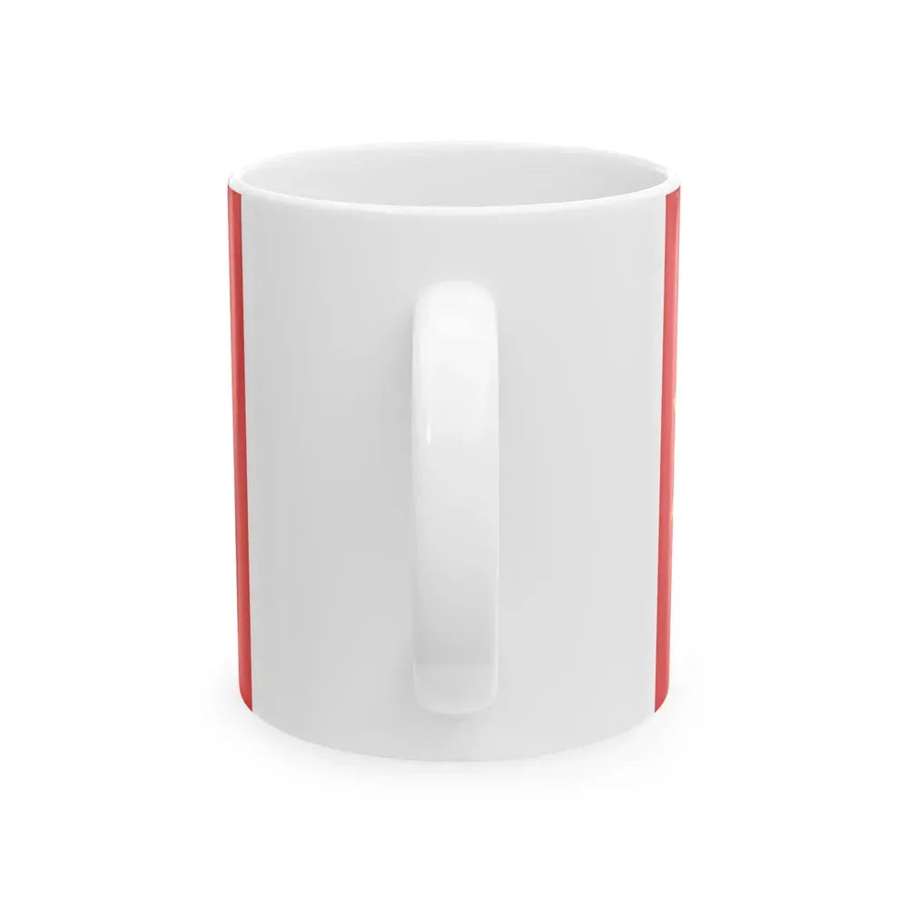 Flag of Augusta Kansas (United States) White Coffee Mug - Go Mug Yourself