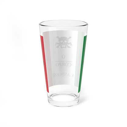 Flag of Augusto Anfossi (Italy) Pint Glass 16oz - Go Mug Yourself