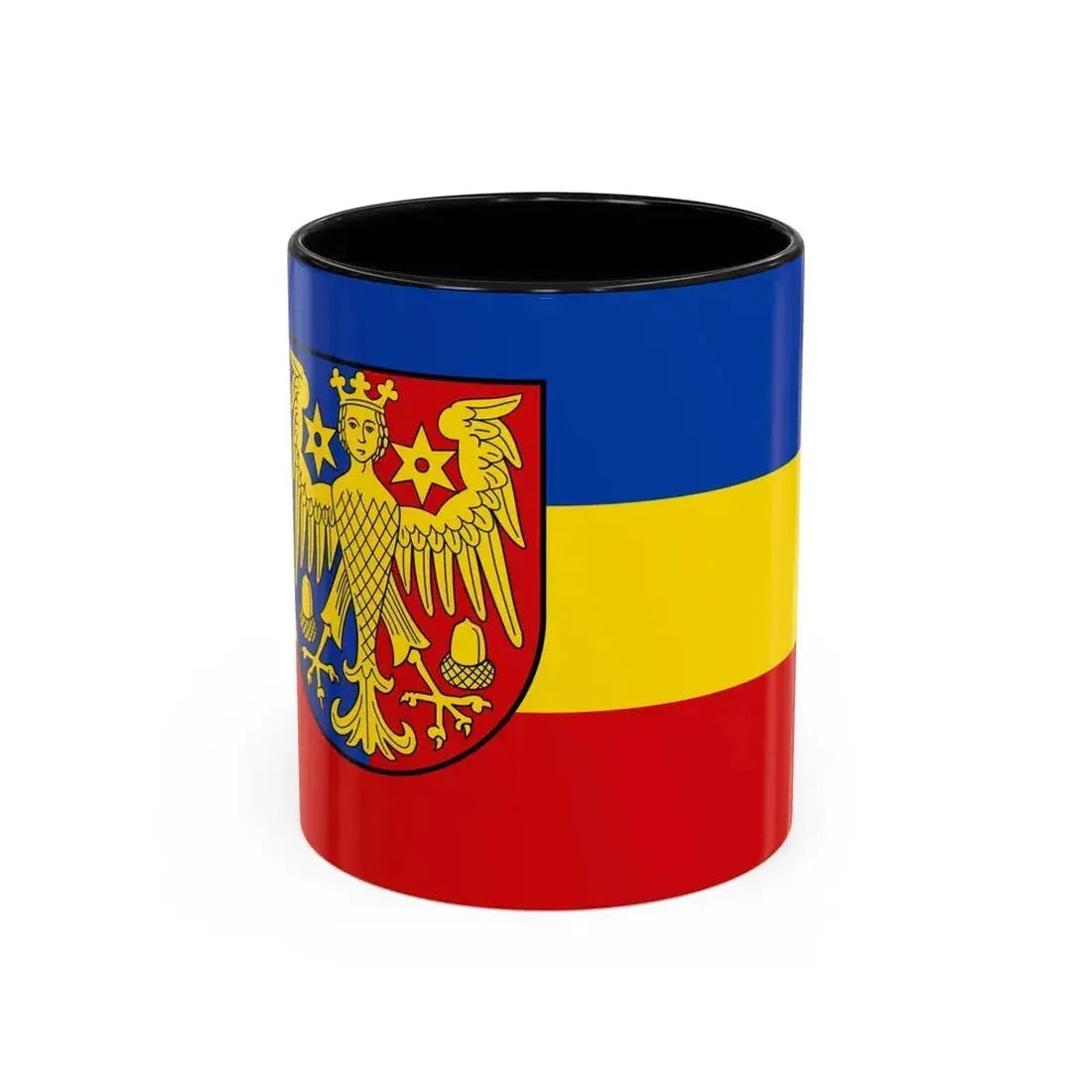 Flag of Aurich Germany - Accent Coffee Mug 11oz Black - Go Mug Yourself