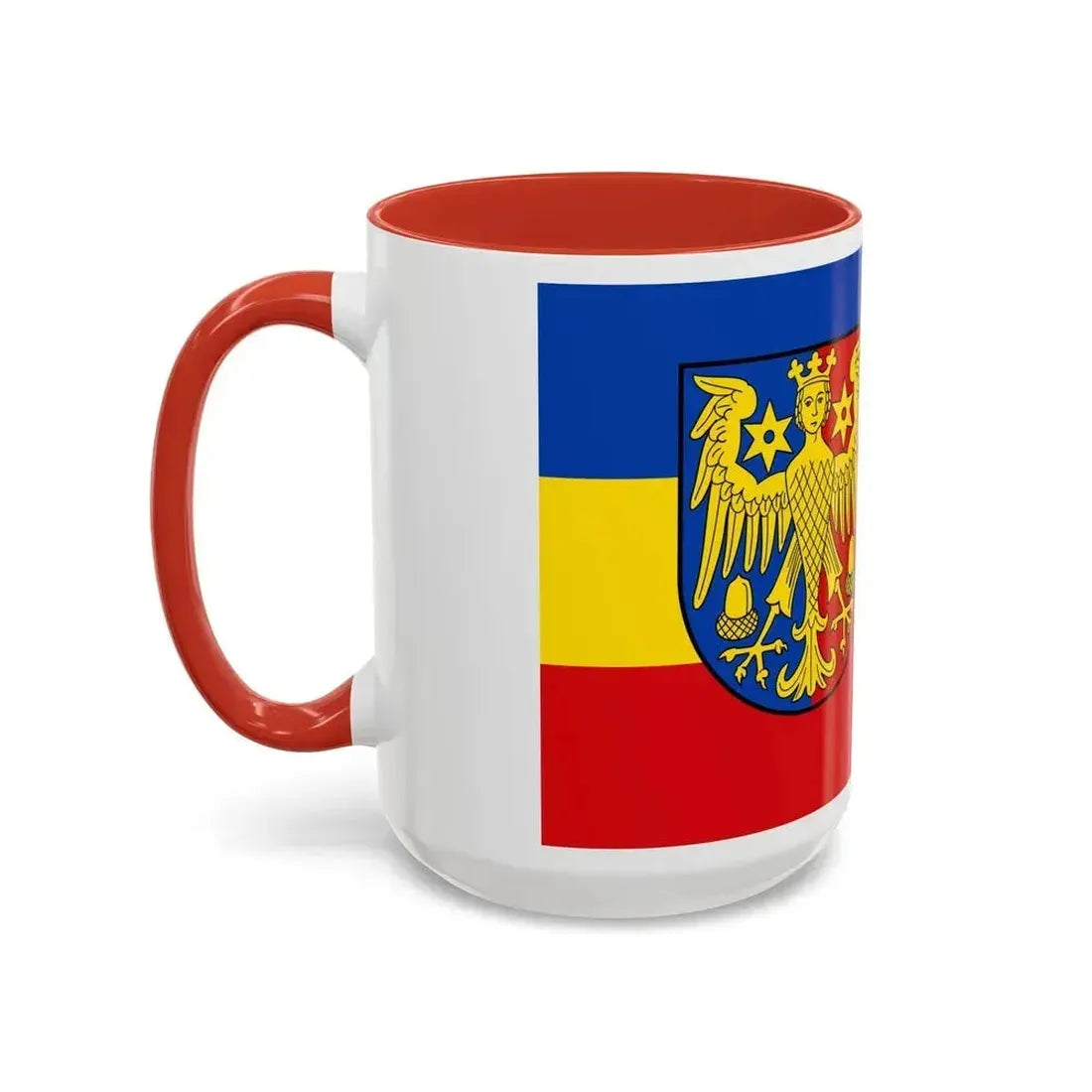 Flag of Aurich Germany - Accent Coffee Mug - Go Mug Yourself