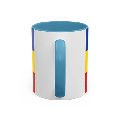 Flag of Aurich Germany - Accent Coffee Mug - Go Mug Yourself