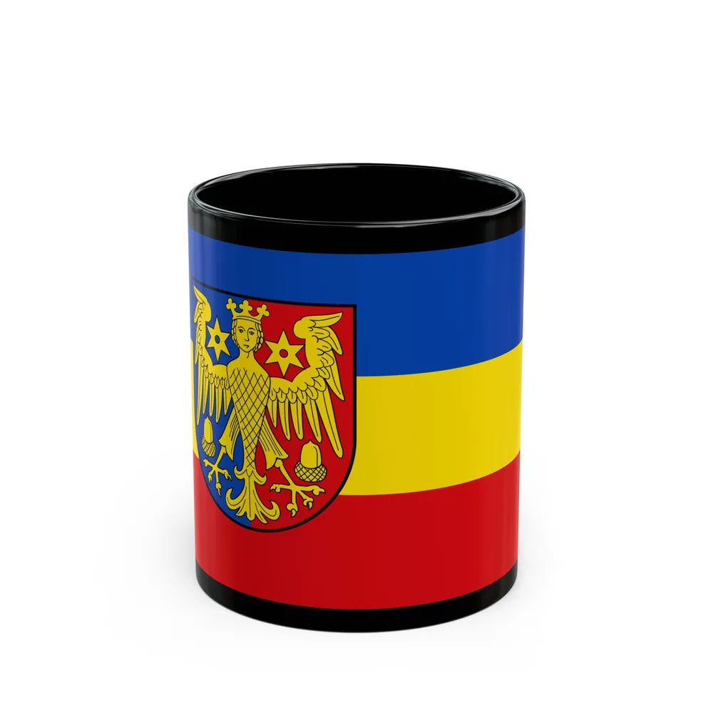 Flag of Aurich Germany - Black Coffee Mug-11oz-Go Mug Yourself