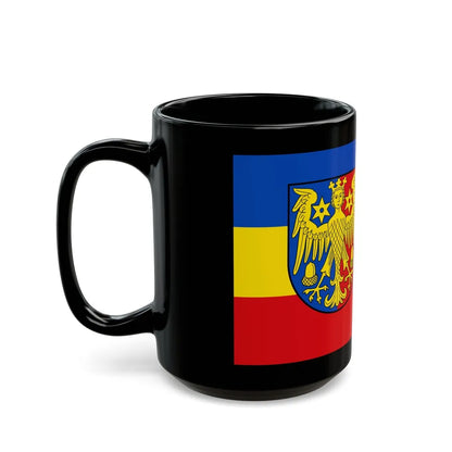 Flag of Aurich Germany - Black Coffee Mug-Go Mug Yourself