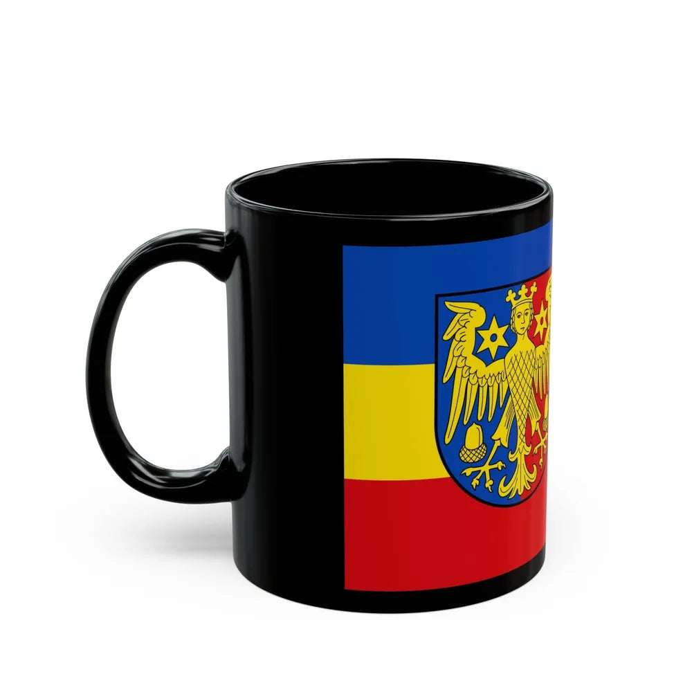 Flag of Aurich Germany - Black Coffee Mug-Go Mug Yourself