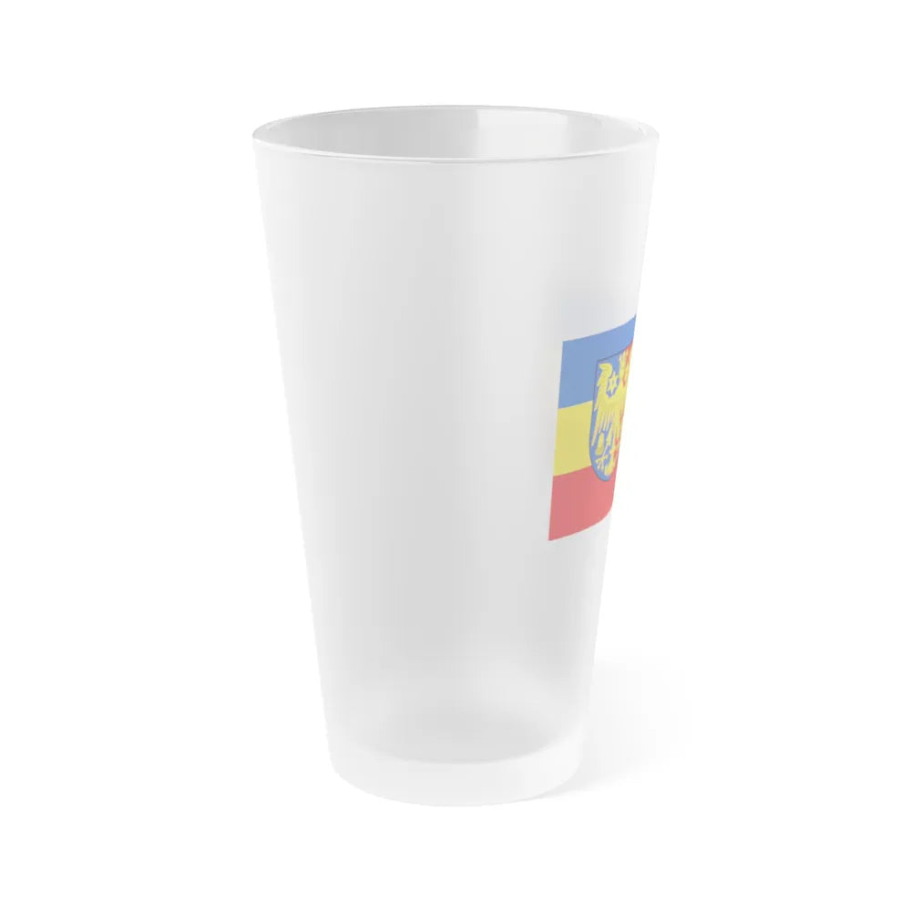 Flag of Aurich Germany - Frosted Pint Glass 16oz-Go Mug Yourself