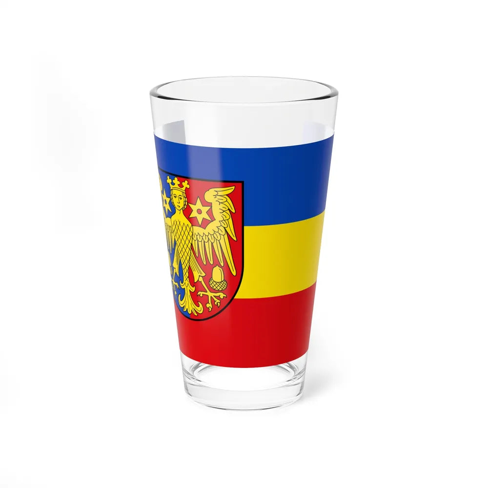 Flag of Aurich Germany - Pint Glass 16oz-16oz-Go Mug Yourself