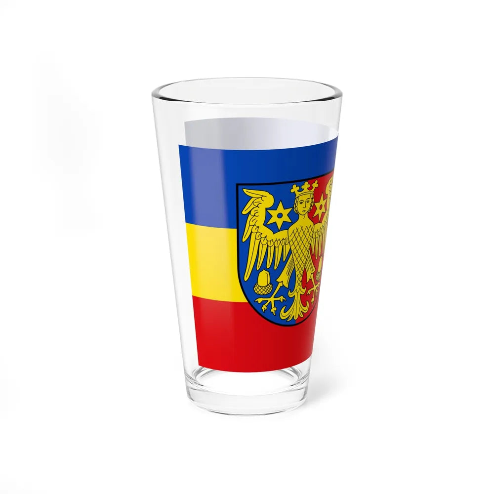 Flag of Aurich Germany - Pint Glass 16oz-Go Mug Yourself