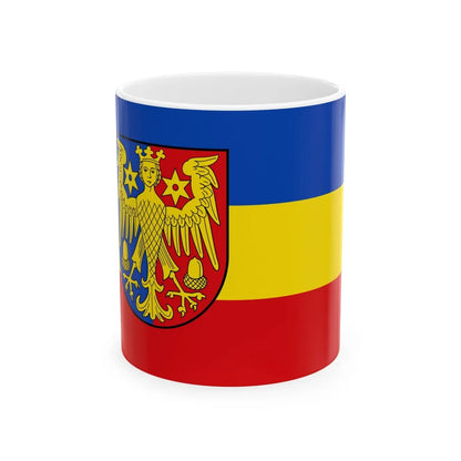 Flag of Aurich Germany - White Coffee Mug-11oz-Go Mug Yourself