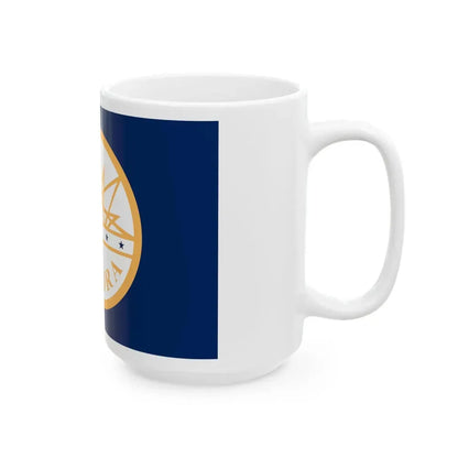 Flag of Aurora Colorado (United States) White Coffee Mug - Go Mug Yourself