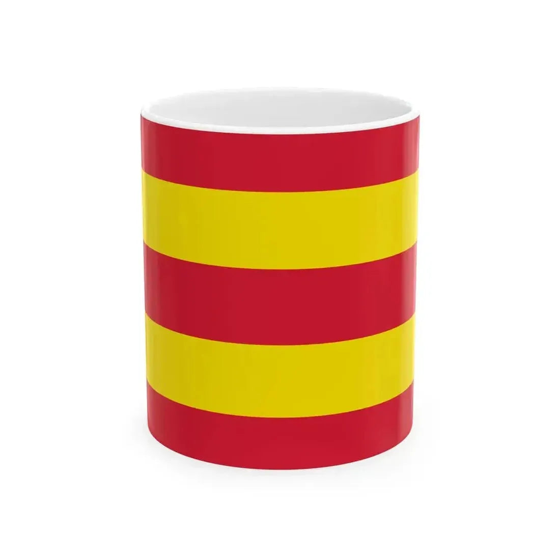 Flag of Aust-Agder (Norway) White Coffee Mug 11oz - Go Mug Yourself