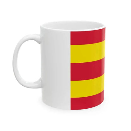 Flag of Aust-Agder (Norway) White Coffee Mug - Go Mug Yourself