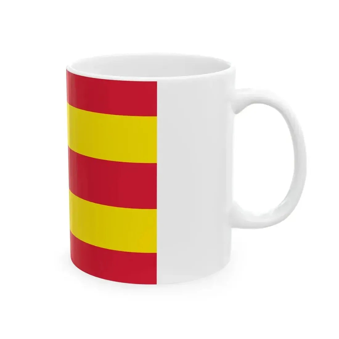 Flag of Aust-Agder (Norway) White Coffee Mug - Go Mug Yourself