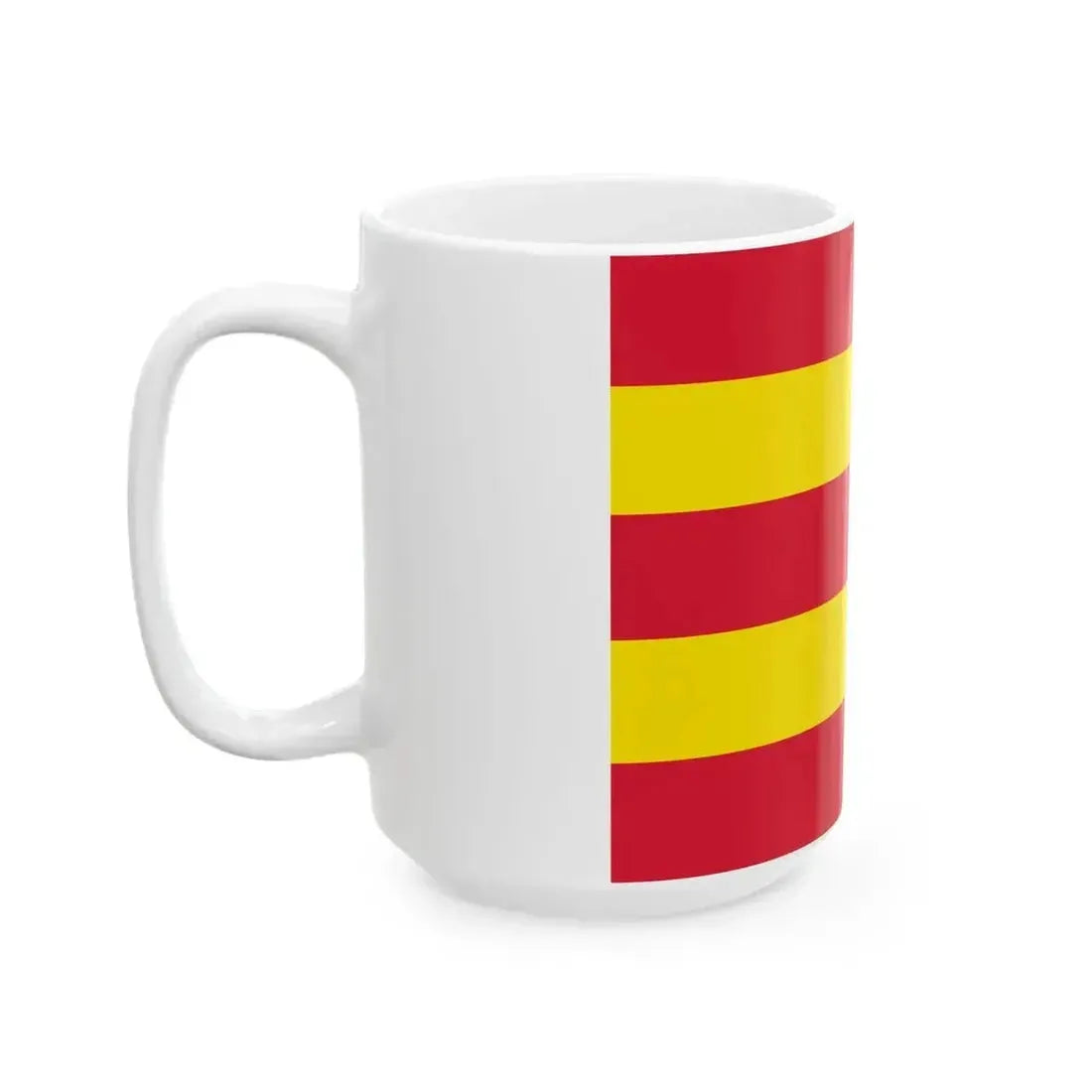 Flag of Aust-Agder (Norway) White Coffee Mug - Go Mug Yourself