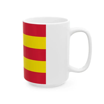 Flag of Aust-Agder (Norway) White Coffee Mug - Go Mug Yourself