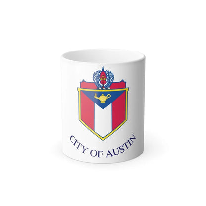 Flag of Austin, Texas - Color Changing Coffee Mug-11oz-Go Mug Yourself