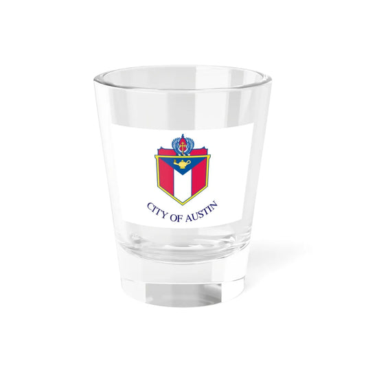 Flag of Austin Texas (United States) Shot Glass 1.5oz 1.5oz - Go Mug Yourself