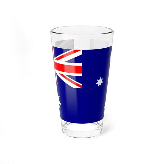 Flag of Australia as Paths RGB (Australia) Pint Glass 16oz 16oz - Go Mug Yourself
