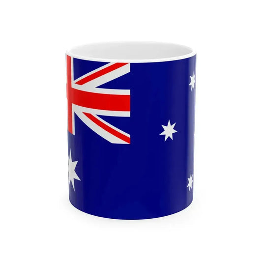 Flag of Australia (Australia) White Coffee Mug 11oz - Go Mug Yourself